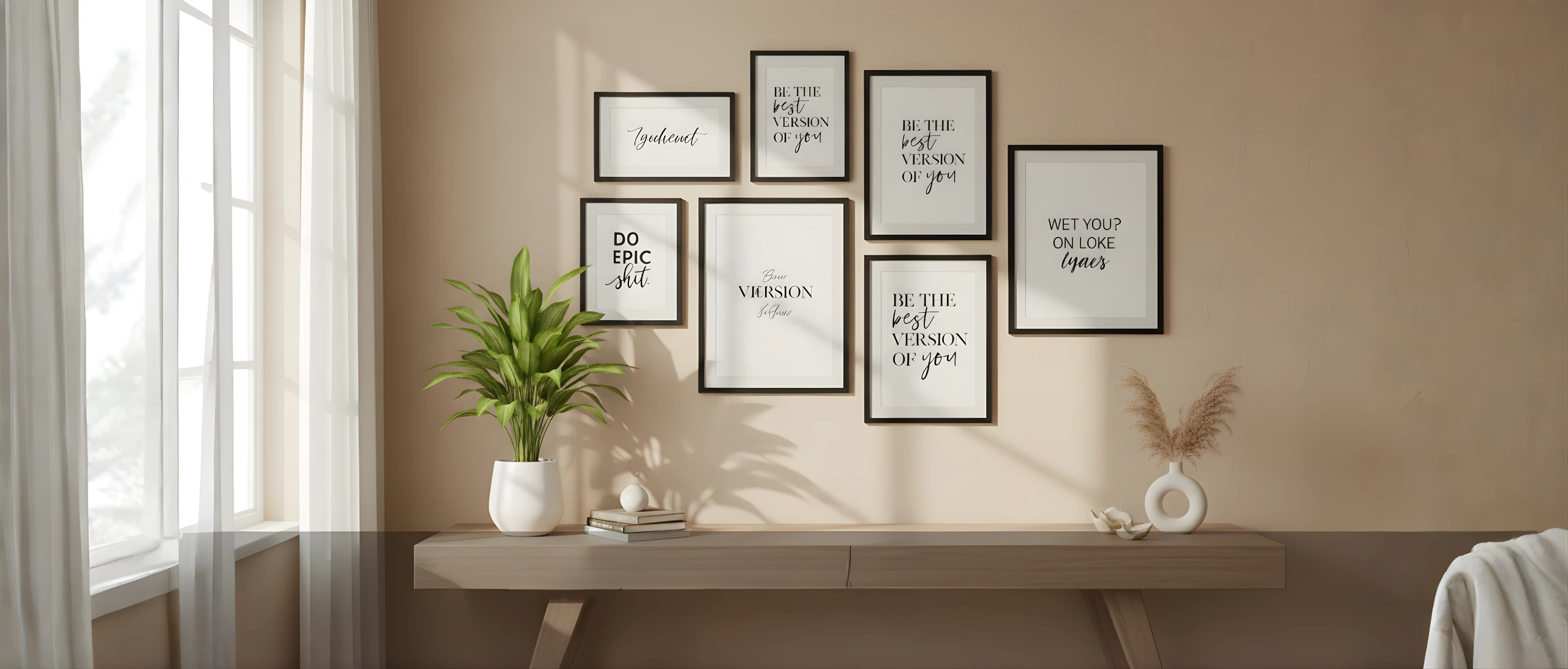 Framed Quote Art
