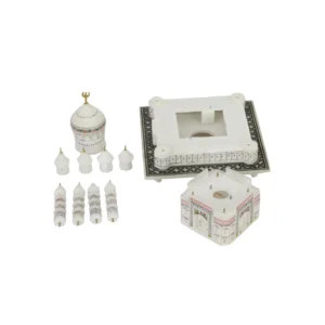 Handmade Marble Taj Mahal Replica Indian Art Decor Adorable Gift for Home & Office (4)