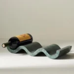 Marble Wine Bottle Holder | Modern Stone Wine Rack | Luxury Bar & Kitchen Decor